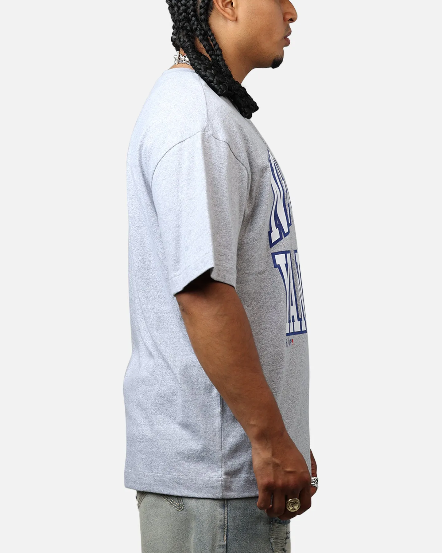 47 Brand New York Yankees Stack T-Shirt Grey