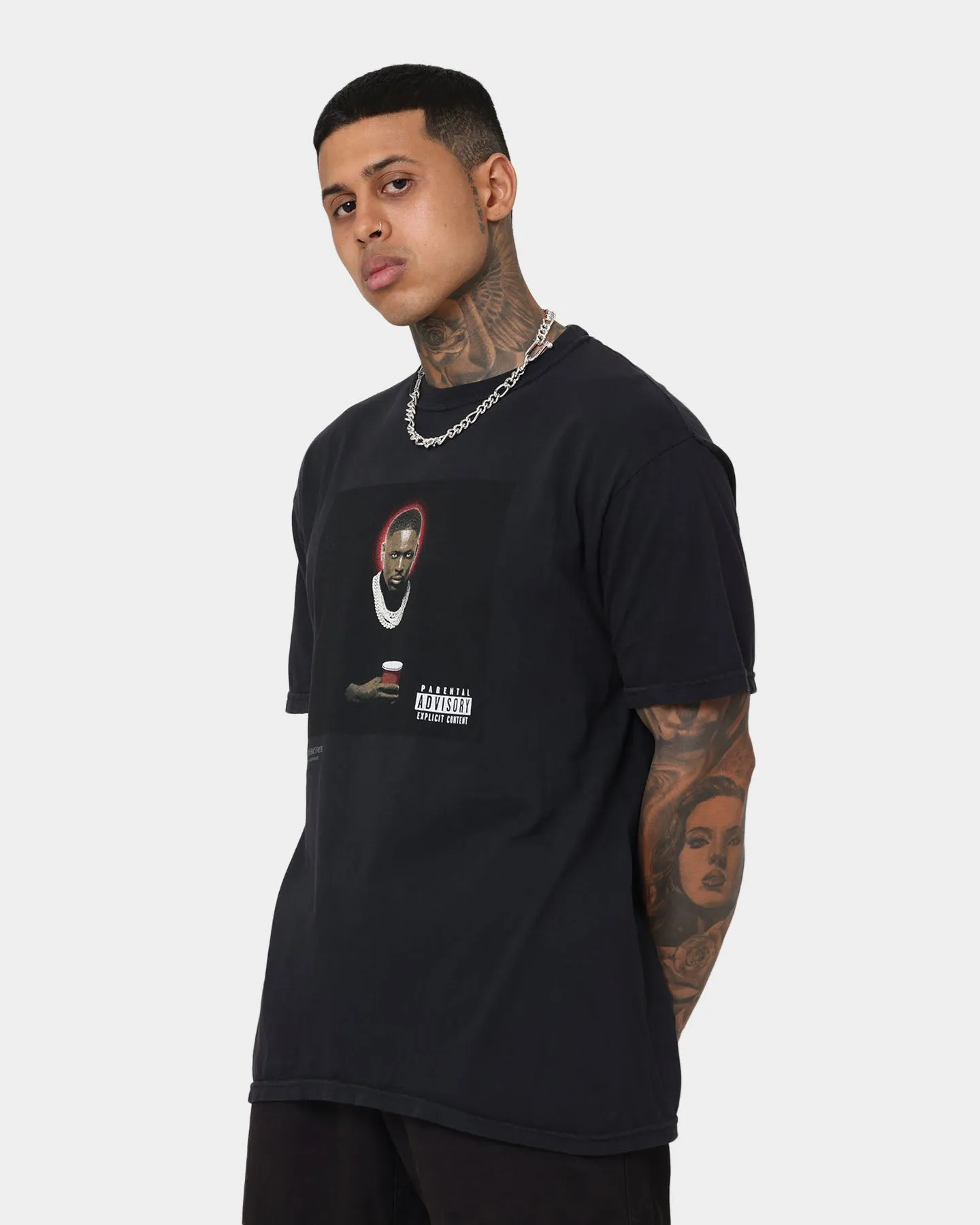 4HUNNID Forever Issues Album Cover T-Shirt Black
