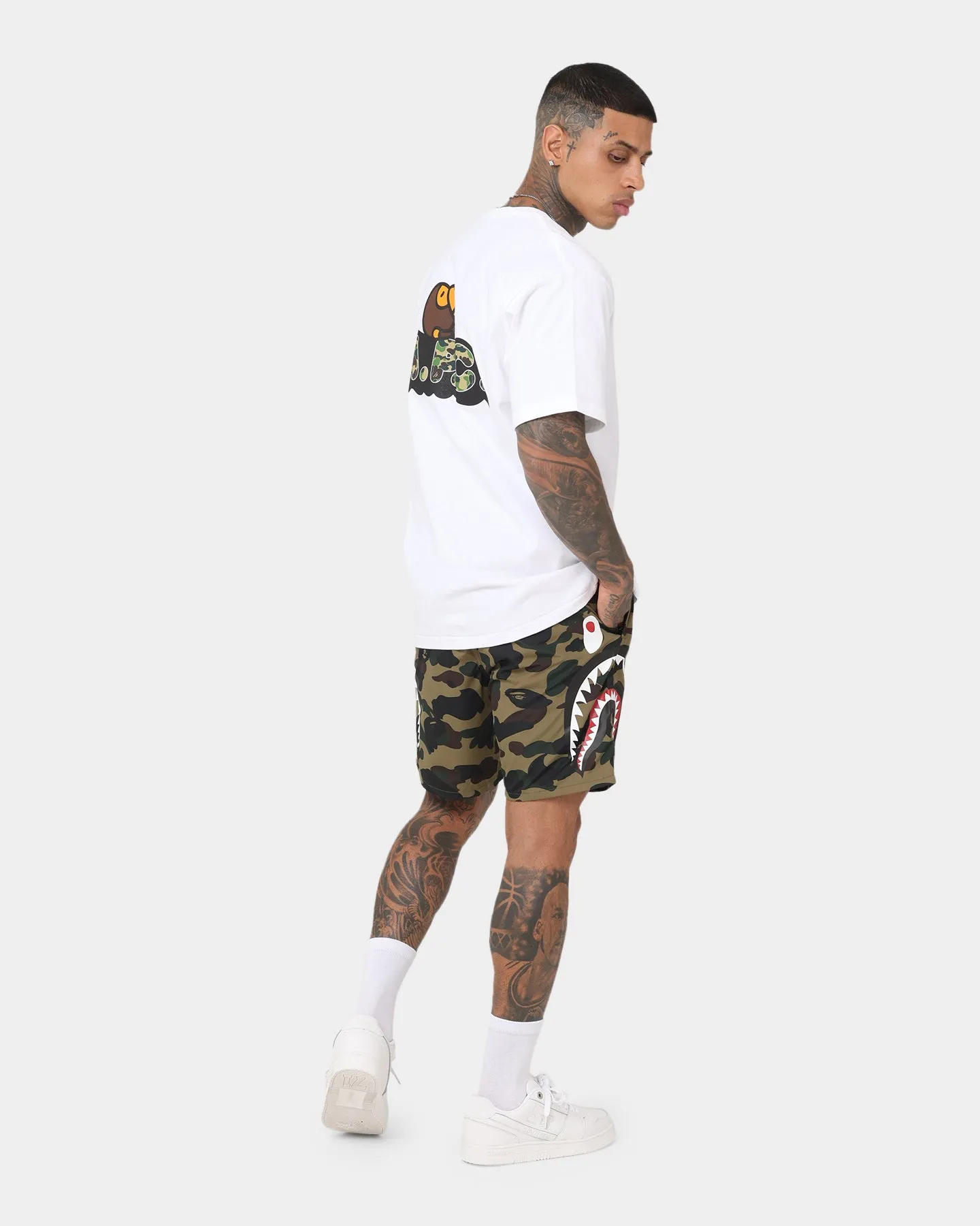 A Bathing Ape X A.P.C Milo On APC Wide T-Shirt White