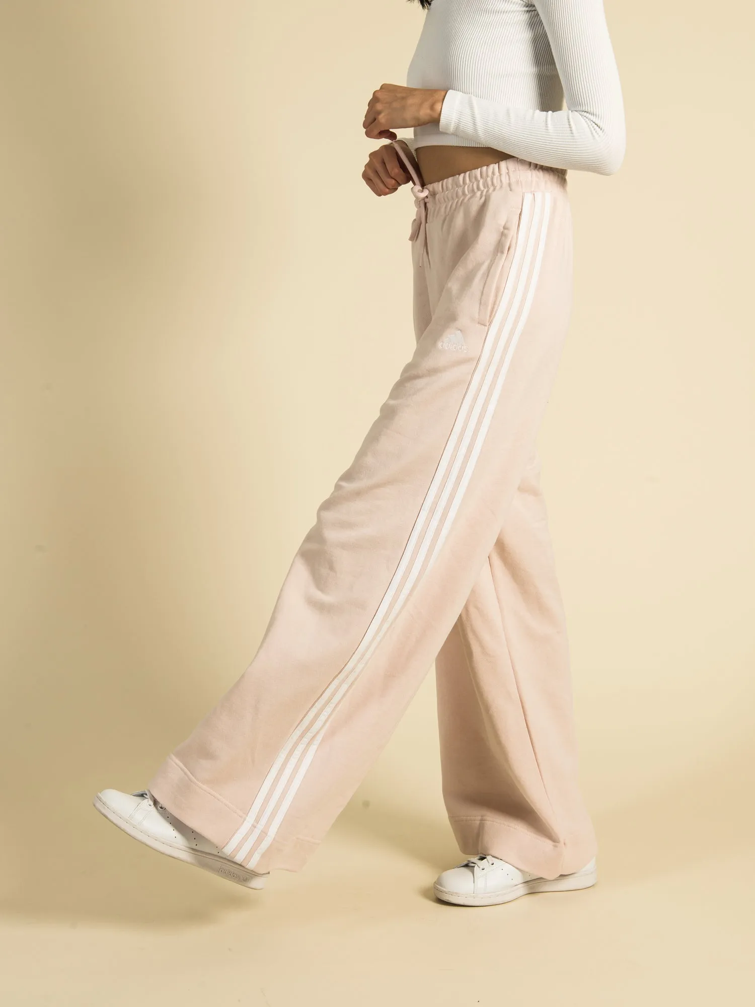 ADIDAS 3-STRIPES WIDELEG SWEATPANTS - CLEARANCE