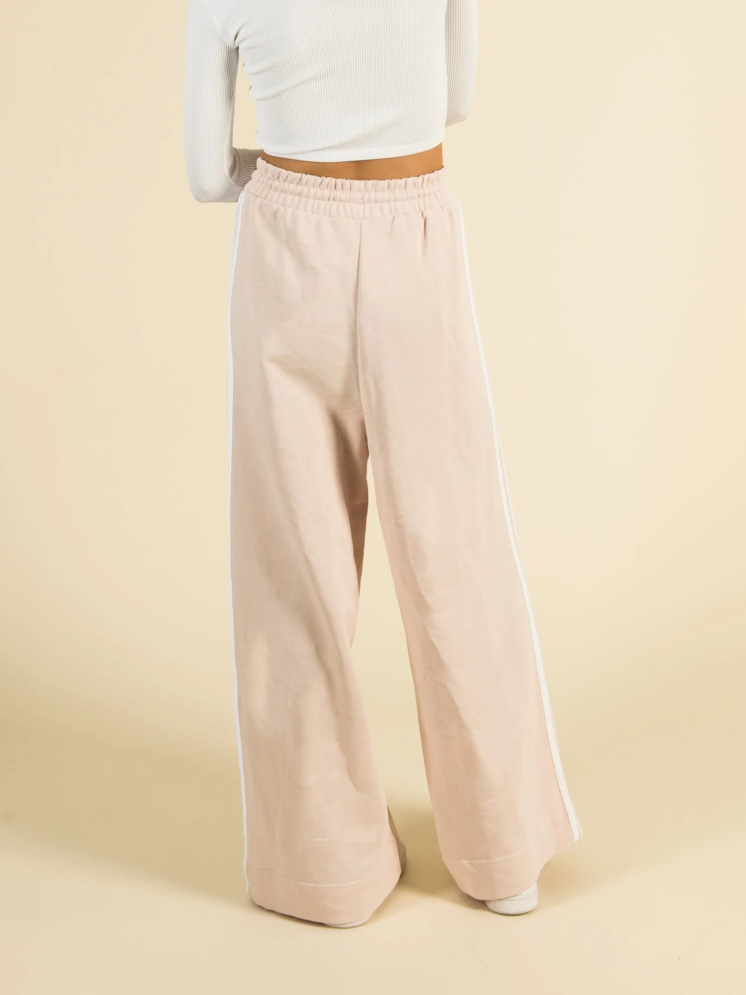 ADIDAS 3-STRIPES WIDELEG SWEATPANTS - CLEARANCE