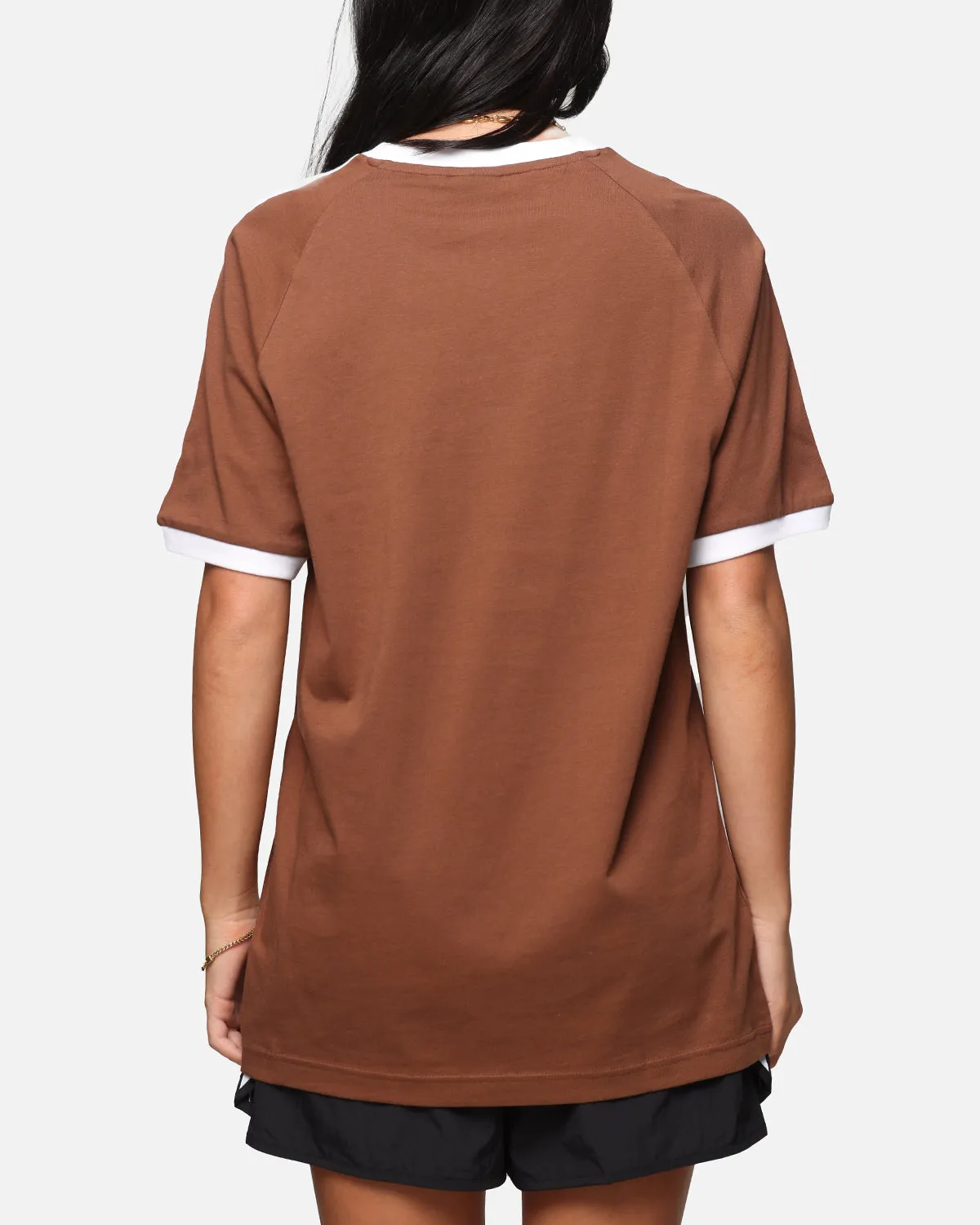 Adidas Classics 3-Stripes T-Shirt Brown