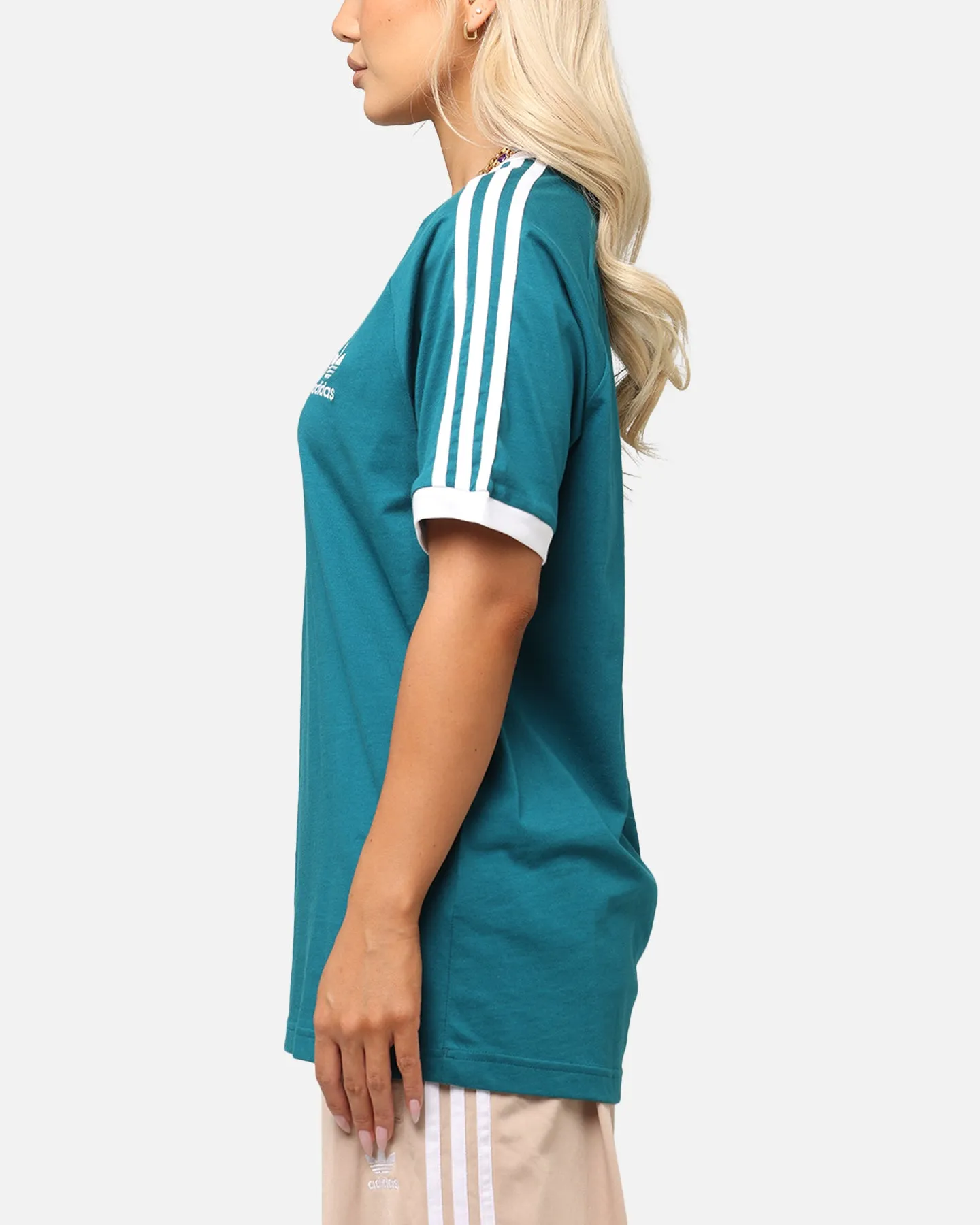 Adidas Classics 3-Stripes T-Shirt Teal