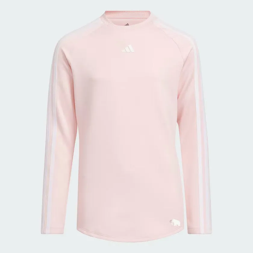 Adidas Youth Girls Long Sleeve UPF Crewneck