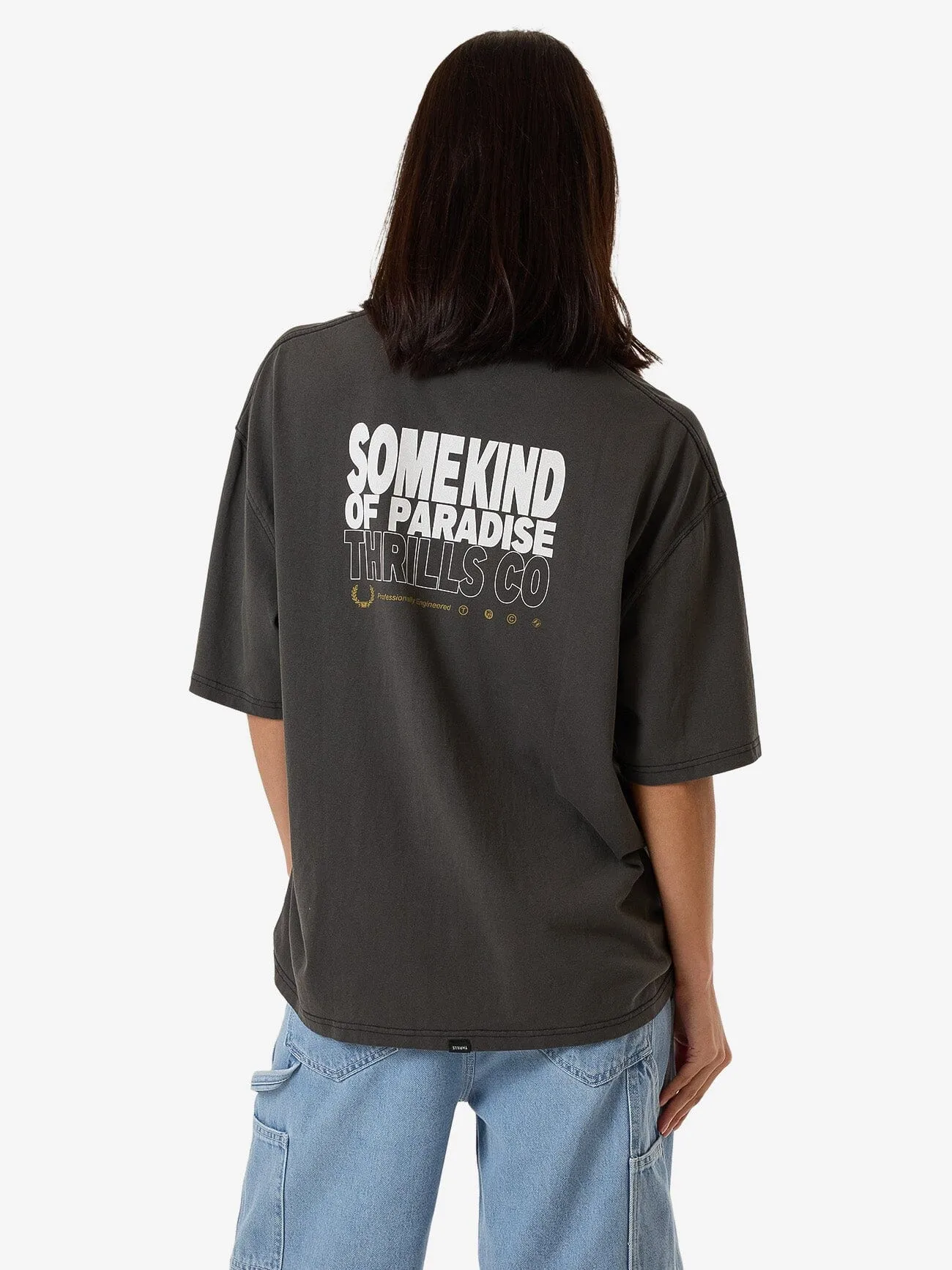 Allegiance Oversized Tee - Merch Black