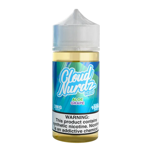 Aloe Grape Cloud Nurdz Iced eJuice
