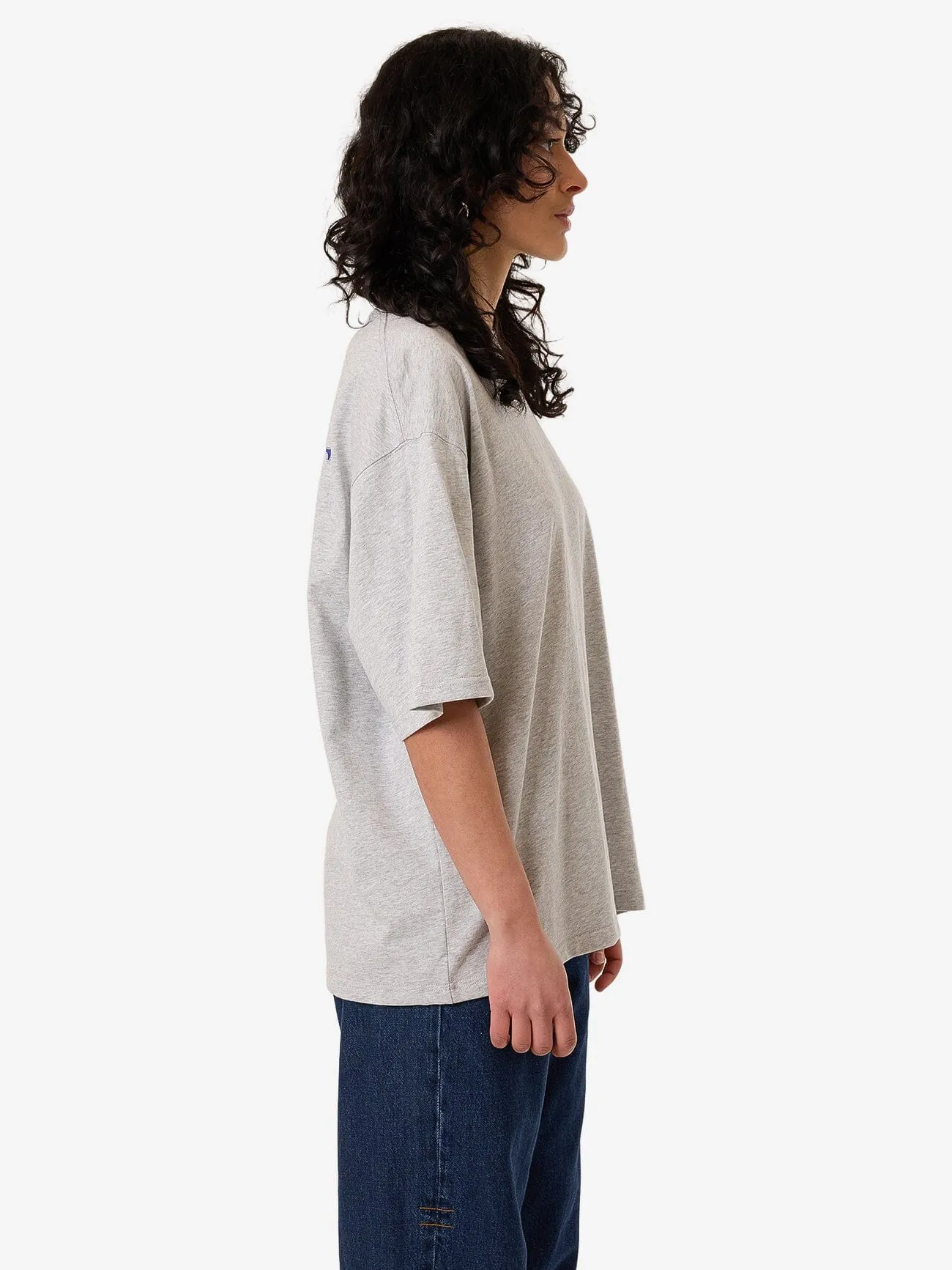 Ambient Connection Oversized Tee - Snow Marle