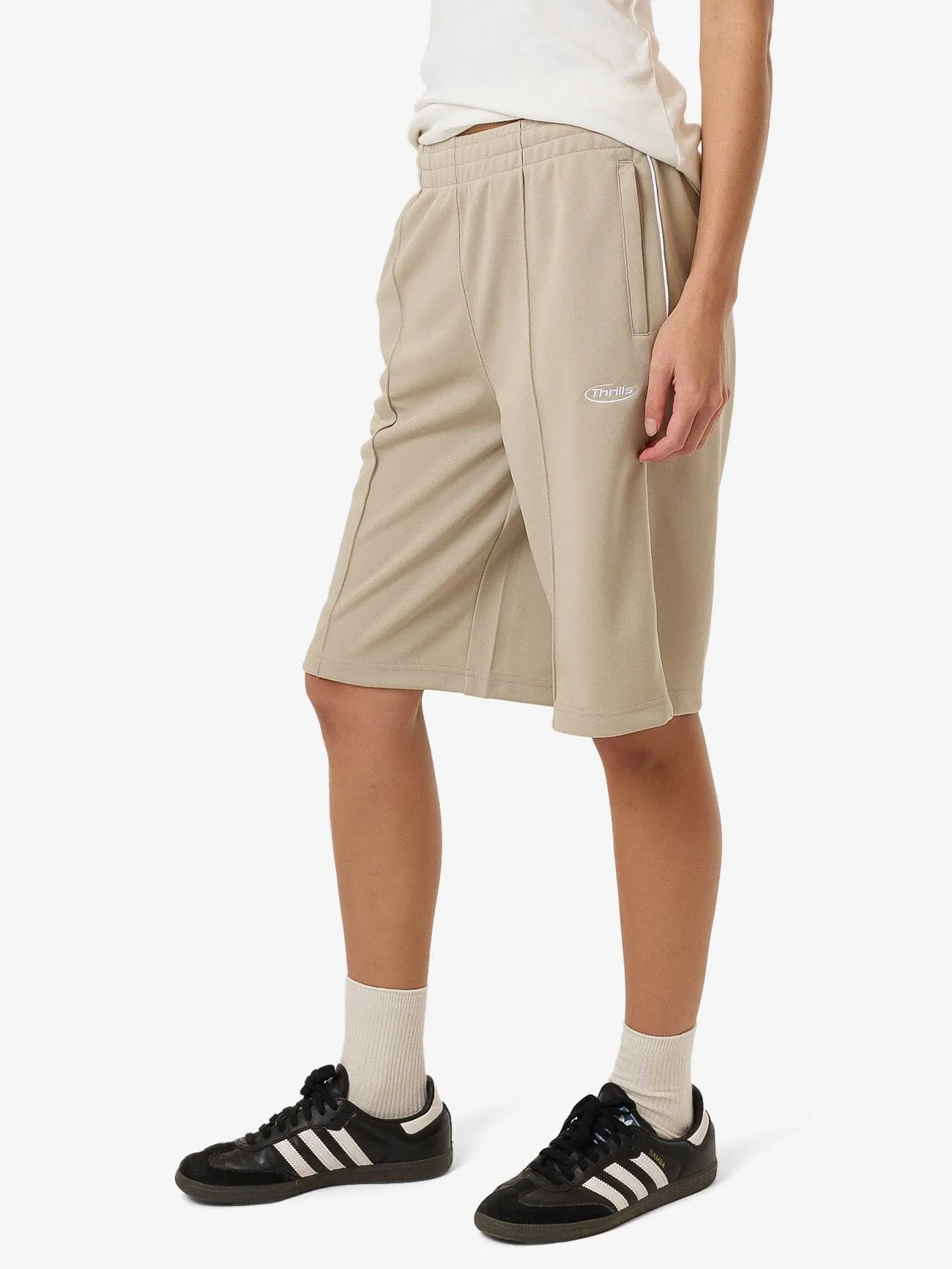 Arena Tricot Track Short - Stone