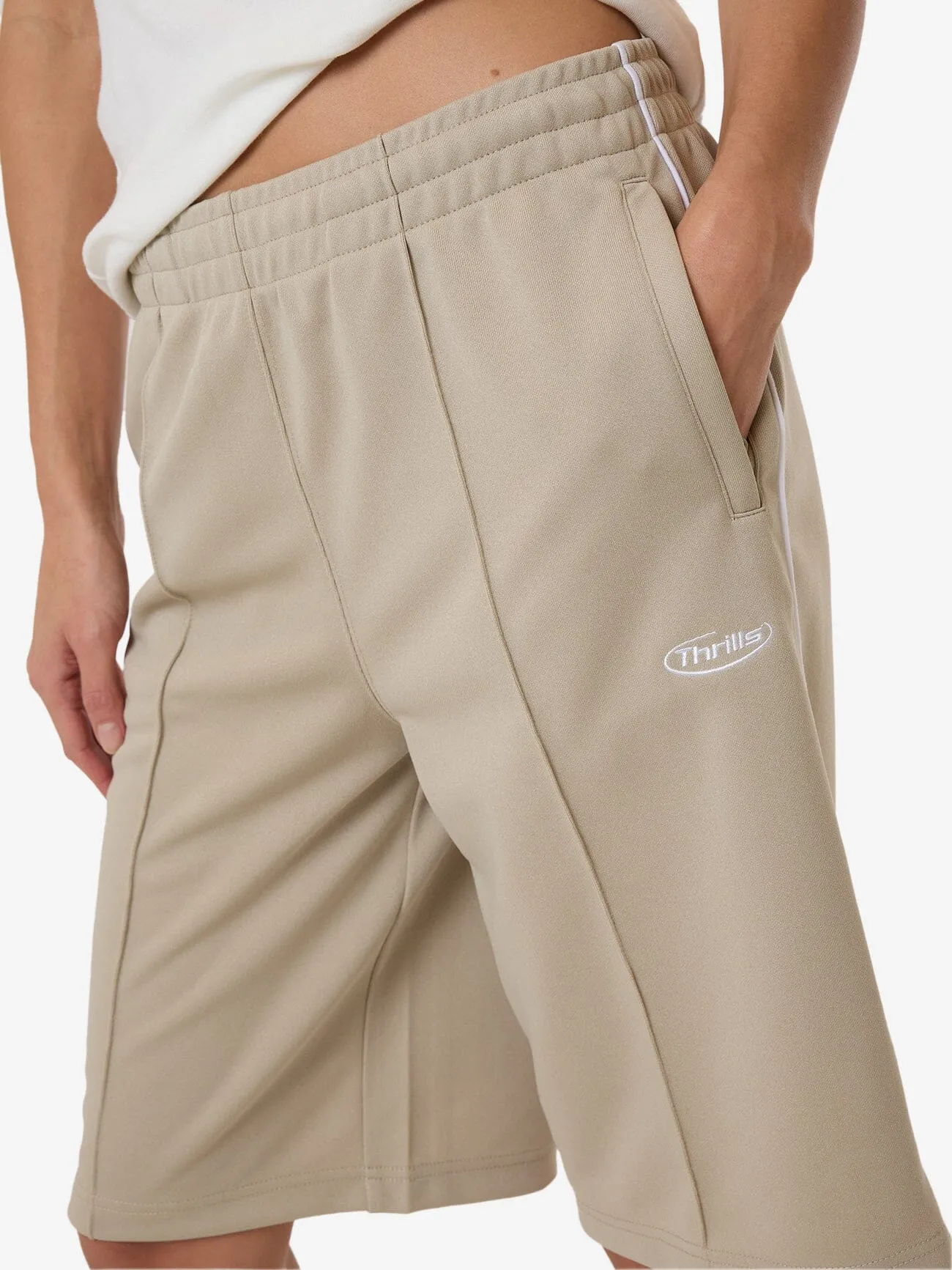 Arena Tricot Track Short - Stone