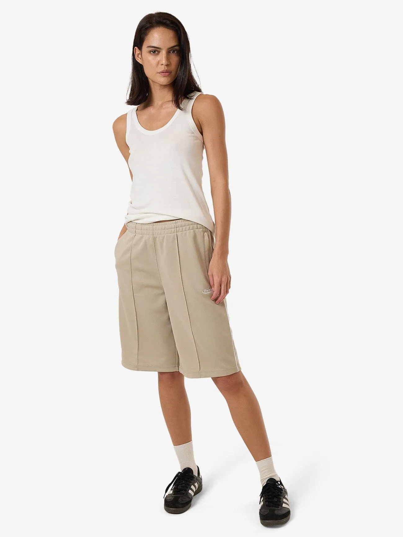 Arena Tricot Track Short - Stone