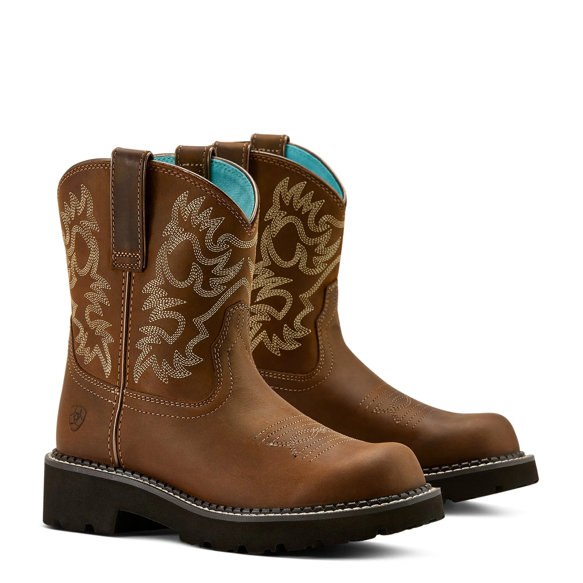 Ariat Ladies 10061281 Fatbaby Western Boots in Sassy Brown