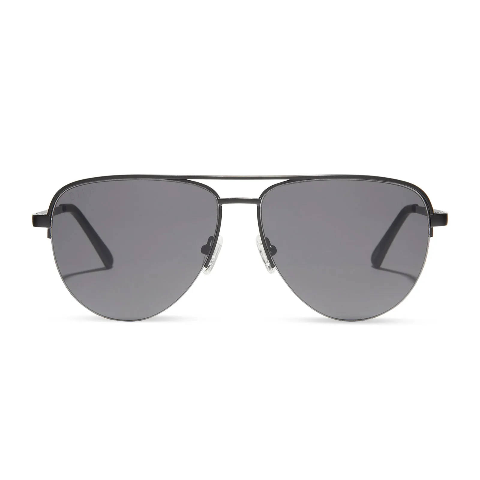 AUGUST - MATTE BLACK   GREY SUNGLASSES