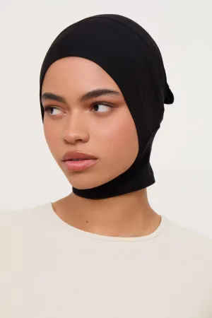 Bamboo Jersey Mini Full Coverage Undercap - Black