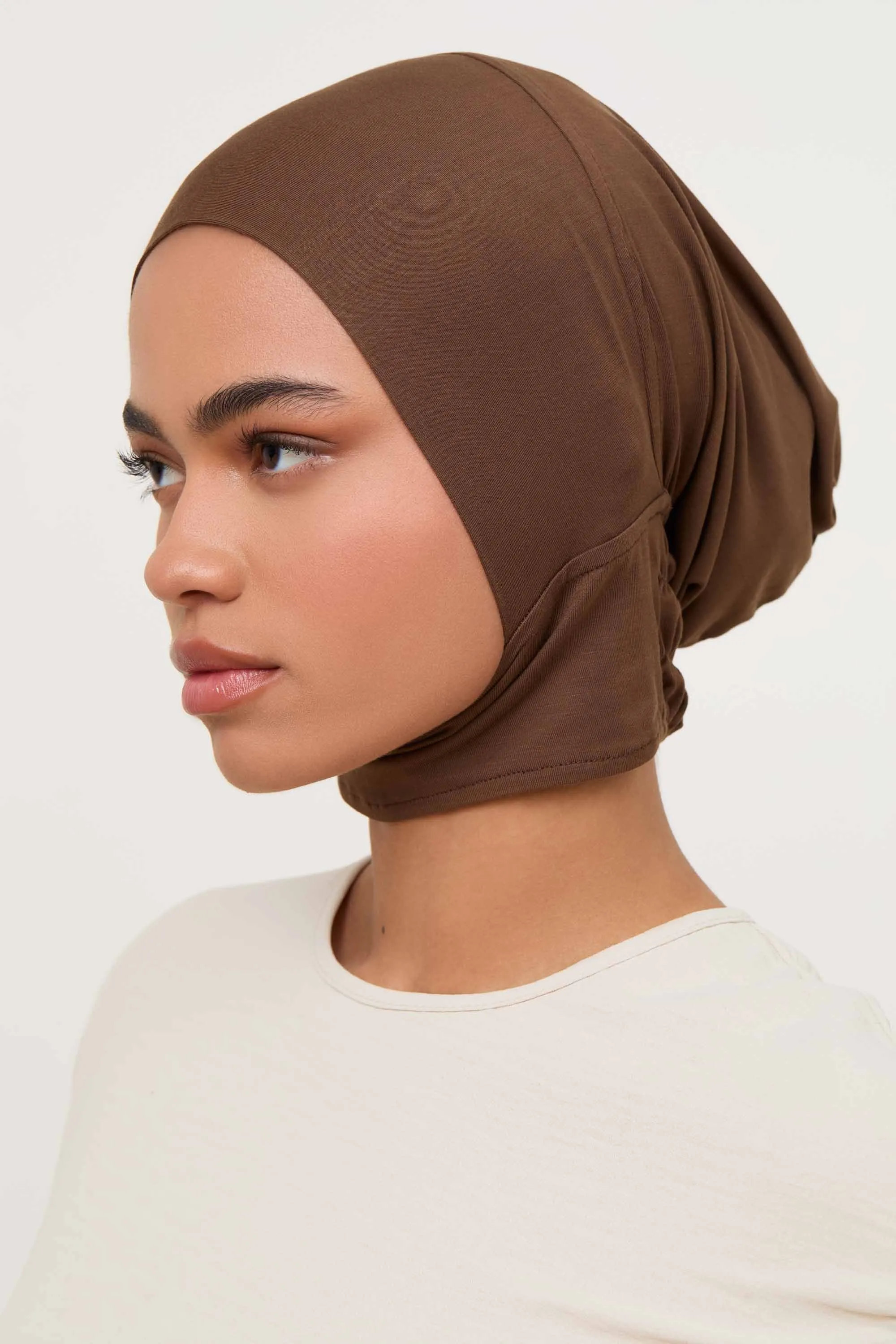 Bamboo Jersey Mini Full Coverage Undercap - Bronze Green