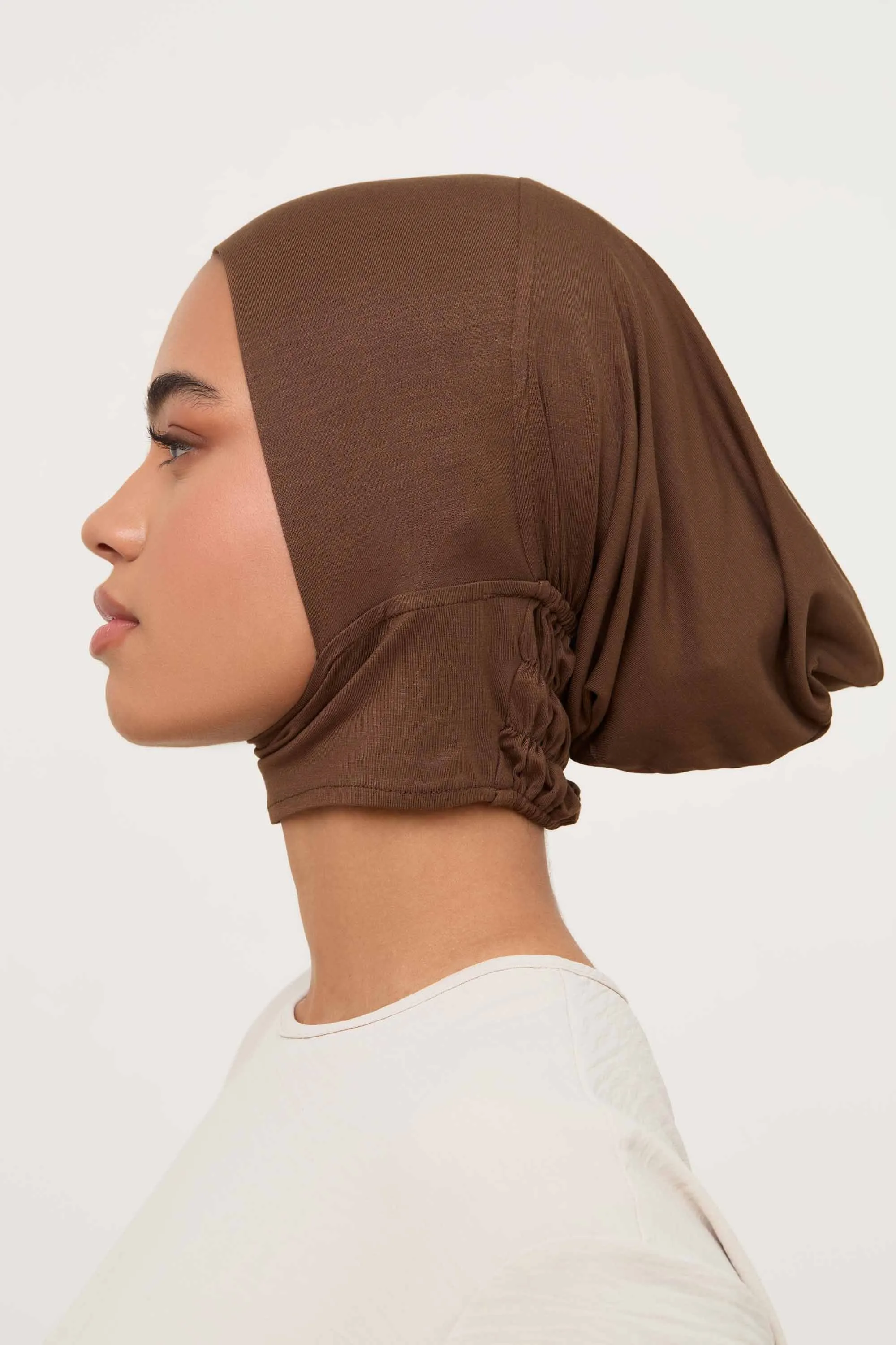 Bamboo Jersey Mini Full Coverage Undercap - Bronze Green