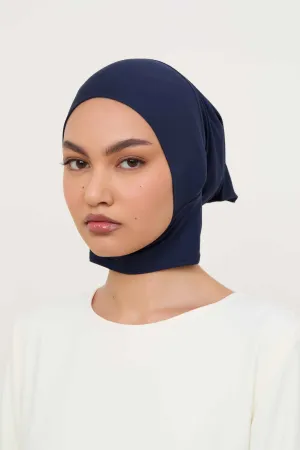 Bamboo Jersey Mini Full Coverage Undercap - Navy