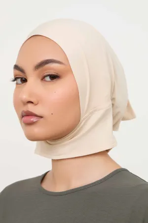Bamboo Jersey Mini Full Coverage Undercap - Stone