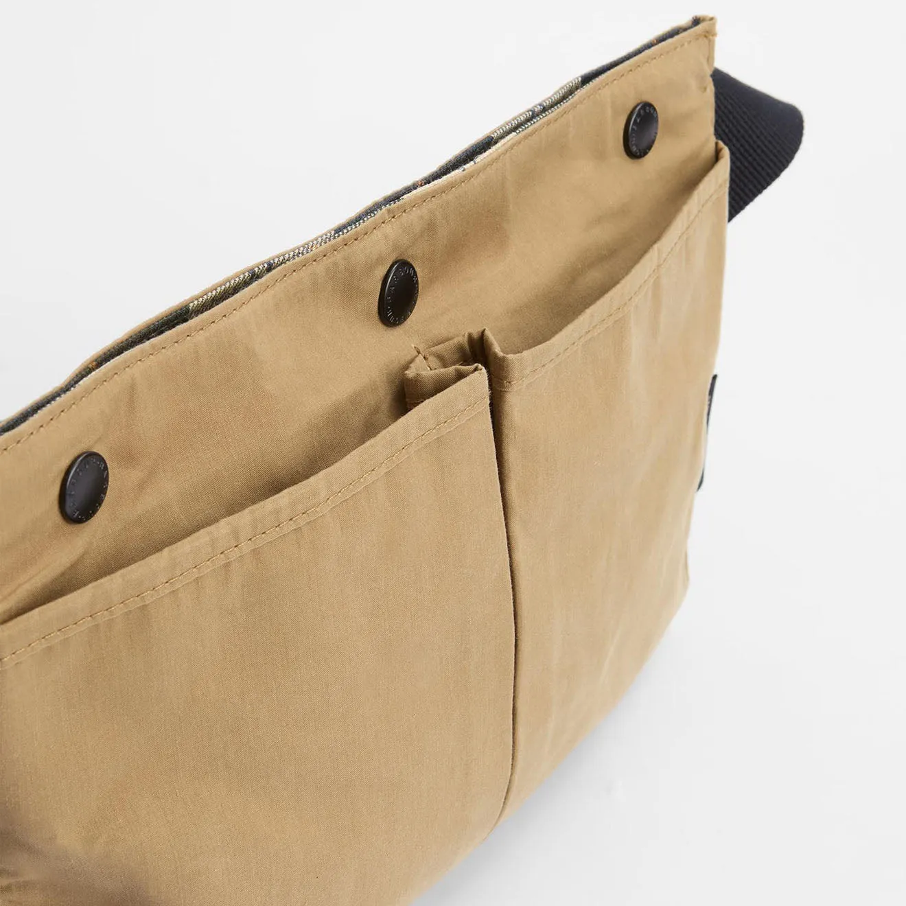 Barbour Transport Sacoche Crossbody Bag Golden Khaki