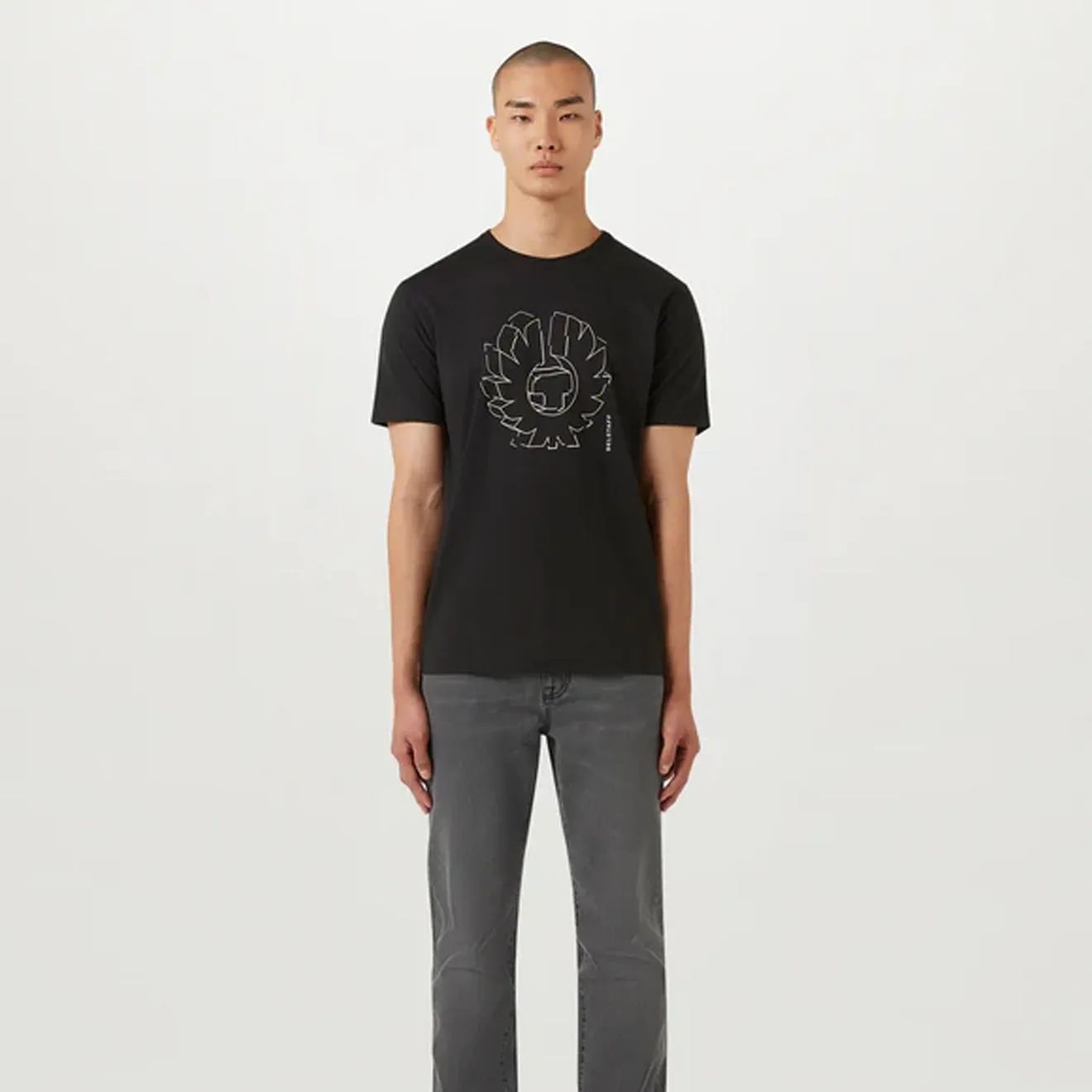Belstaff Deconstructed Phoenix Graphic T-Shirt Black