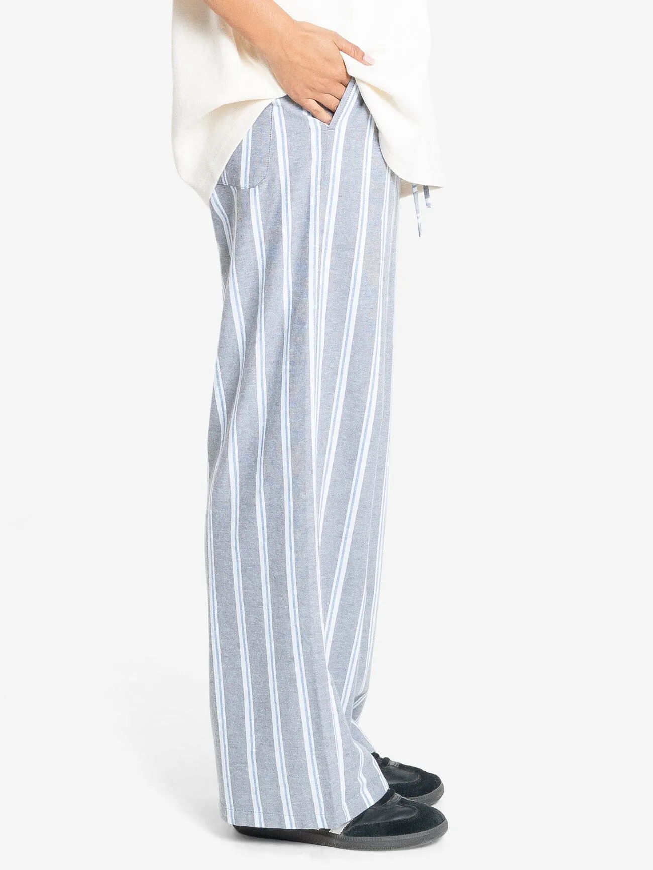 Bex Drawstring Pant - Charcoal