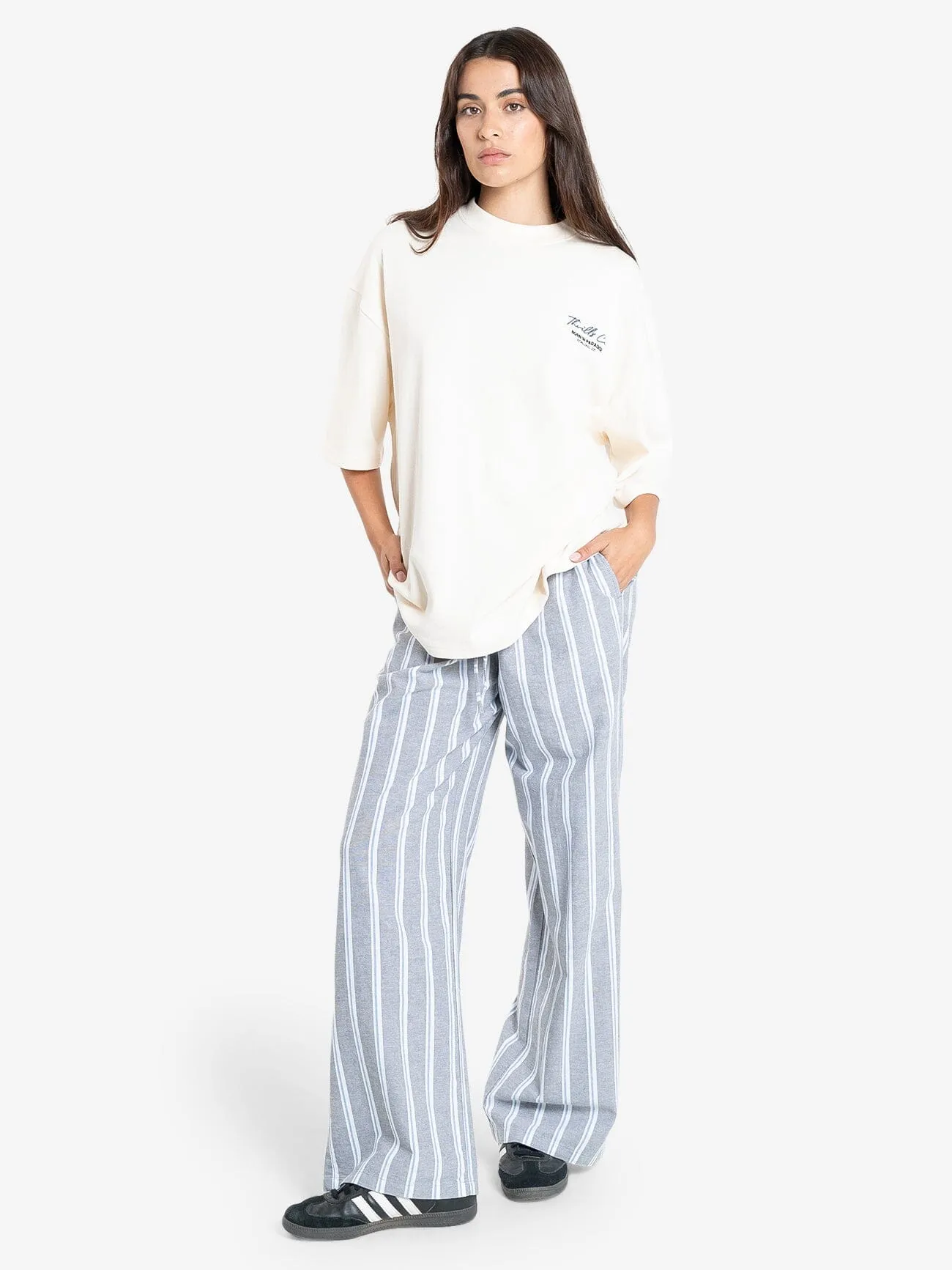 Bex Drawstring Pant - Charcoal