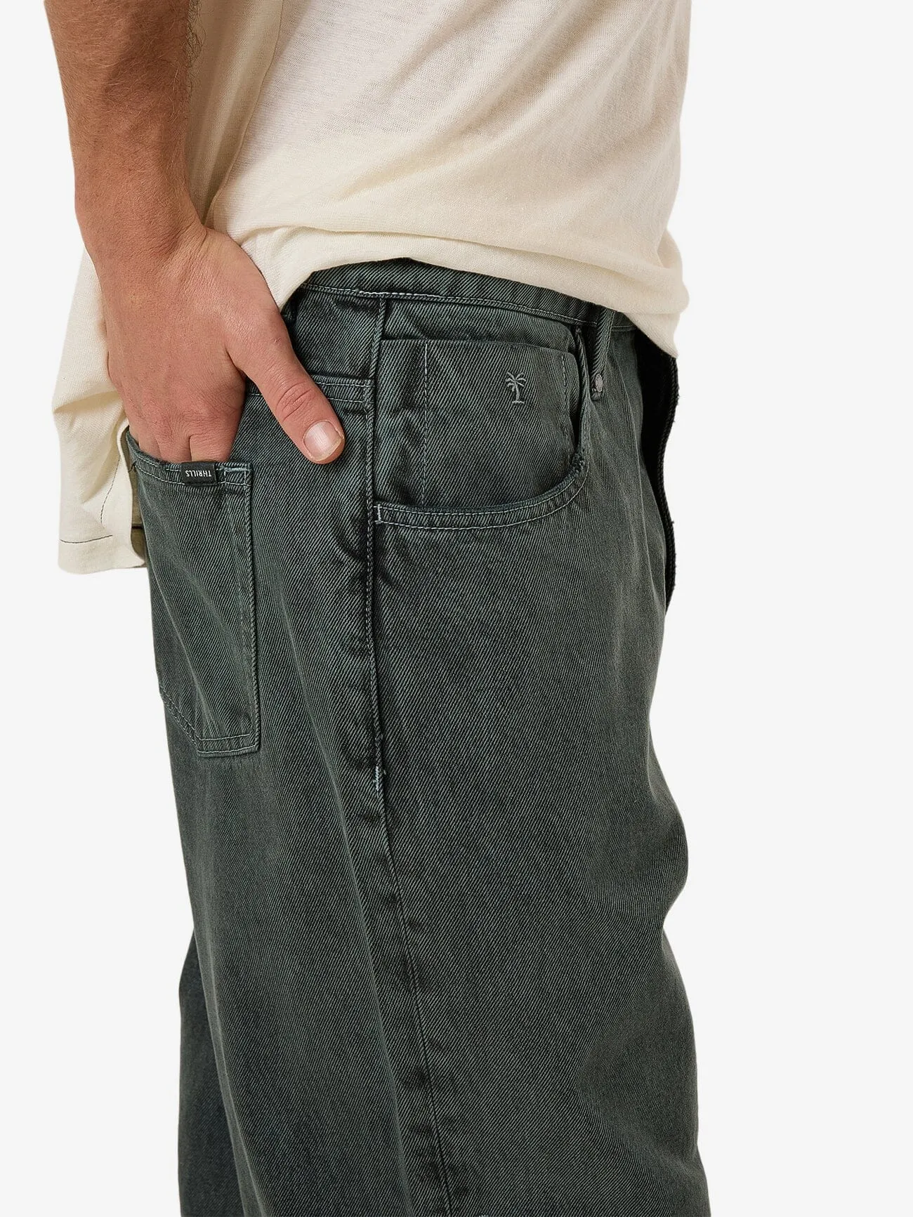 Big Slacker Denim Jean - Dark Forest