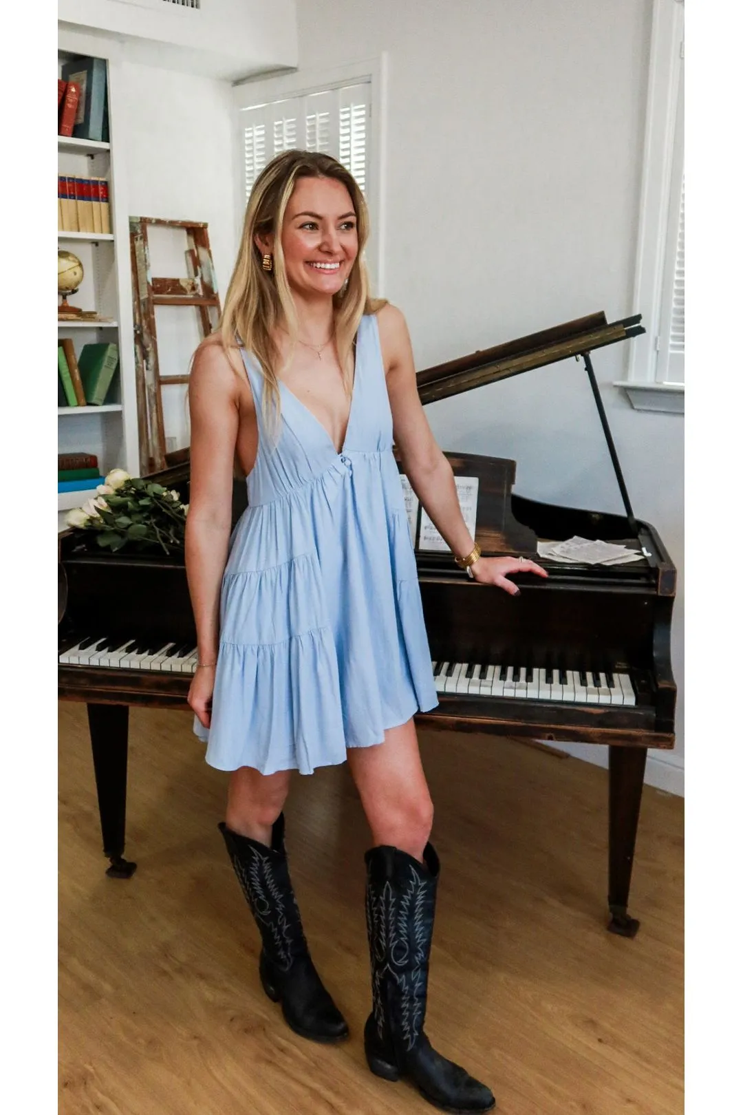 Blue Skies Tank Dress