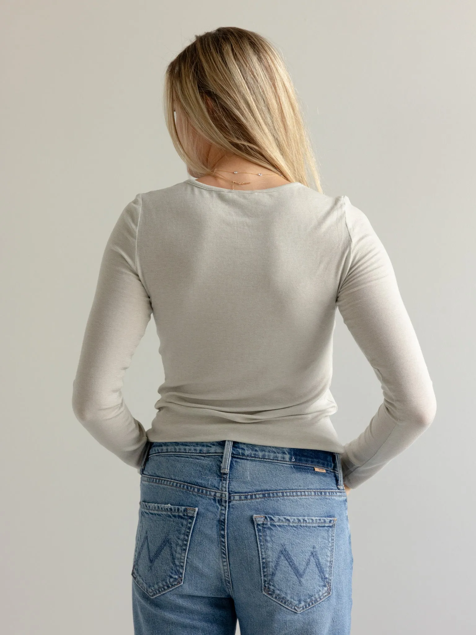 Brandy Long Sleeve - Bone
