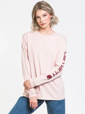 CARHARTT SLEEVE LOGO LONG SLEEVE TEE  - CLEARANCE