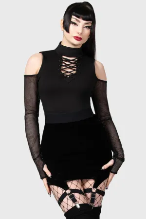 Cassandra Velvet Mini Skirt [B]