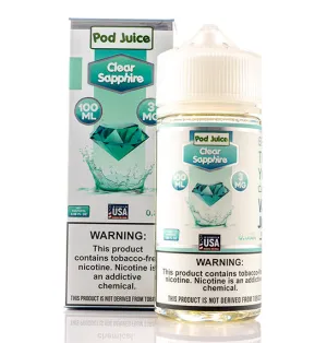 Clear Sapphire - Pod Juice E-Liquid (100 ml)