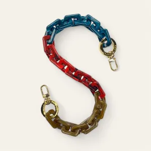 Clementine Strap | Mixed Colour with Gold hardware