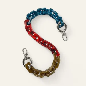 Clementine Strap | Mixed Colour with Silver hardware