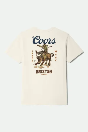 Coors Bound S/S Standard T-Shirt - Cream