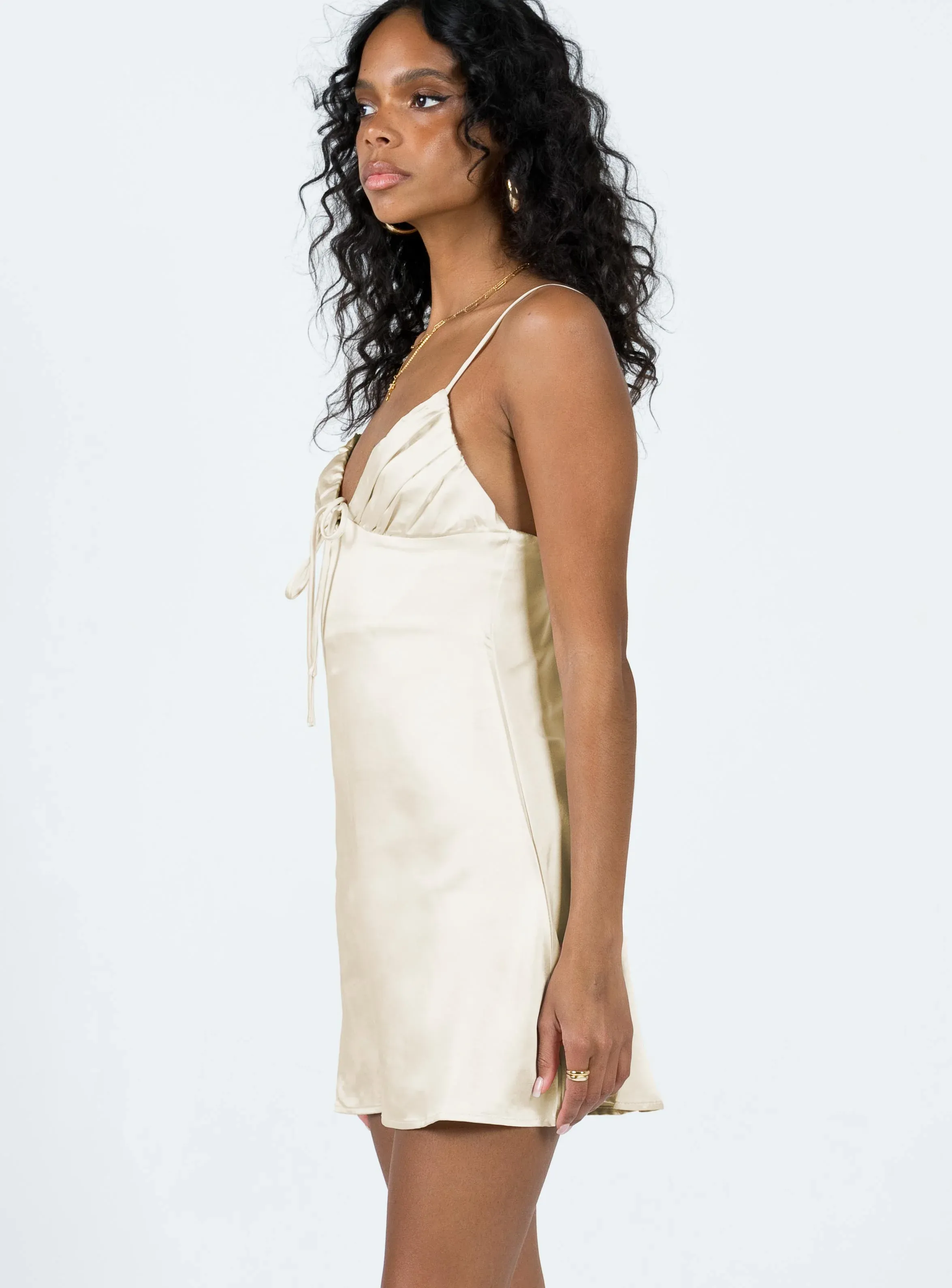 Cosmo Mini Dress Champagne