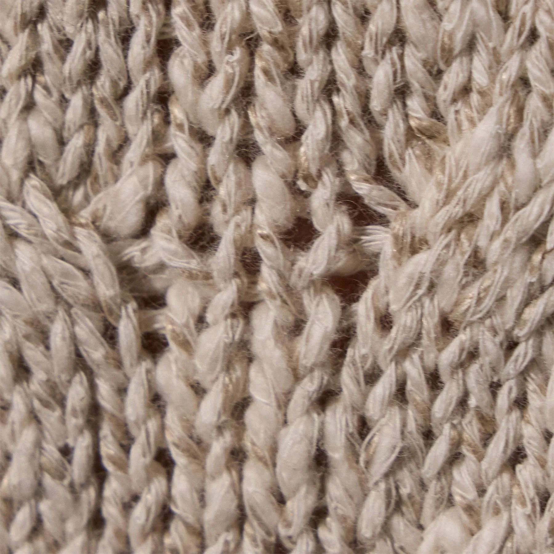 Cotton Linen Cable Knit Vest - Natural