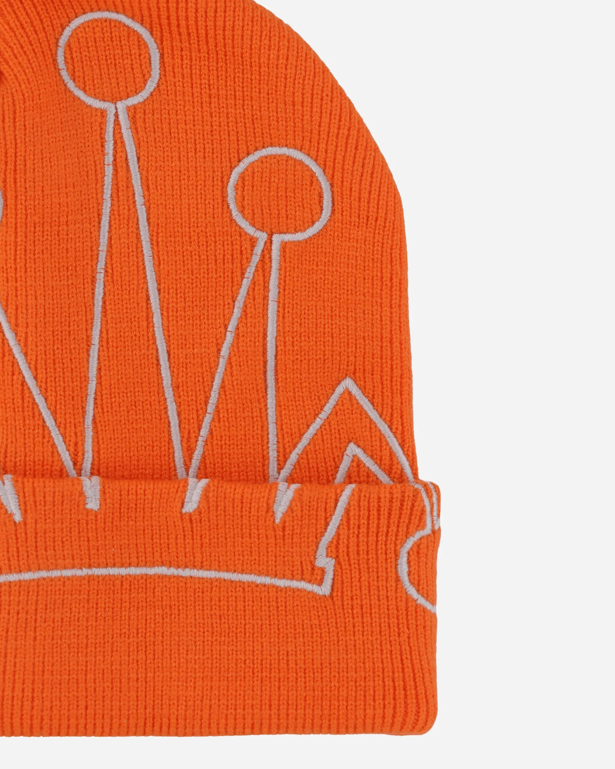 Crown Cuff Beanie Orange