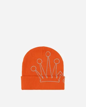 Crown Cuff Beanie Orange