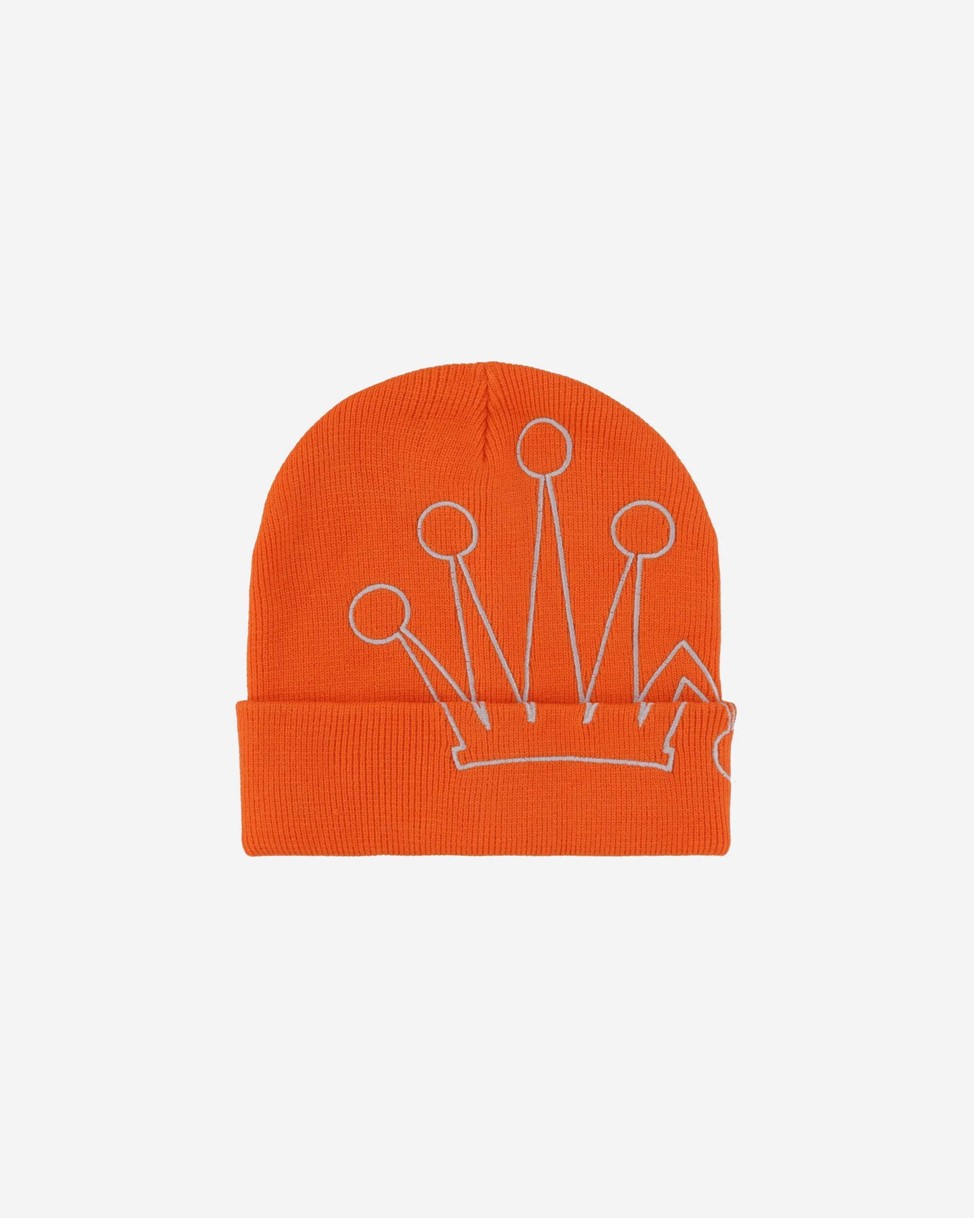 Crown Cuff Beanie Orange
