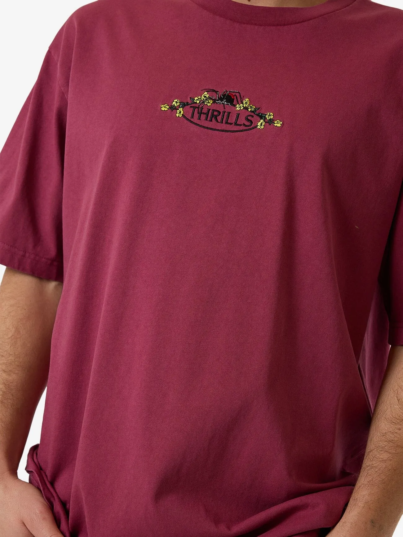 Deadly Garden Oversize Fit Tee - Hawthorn Rose