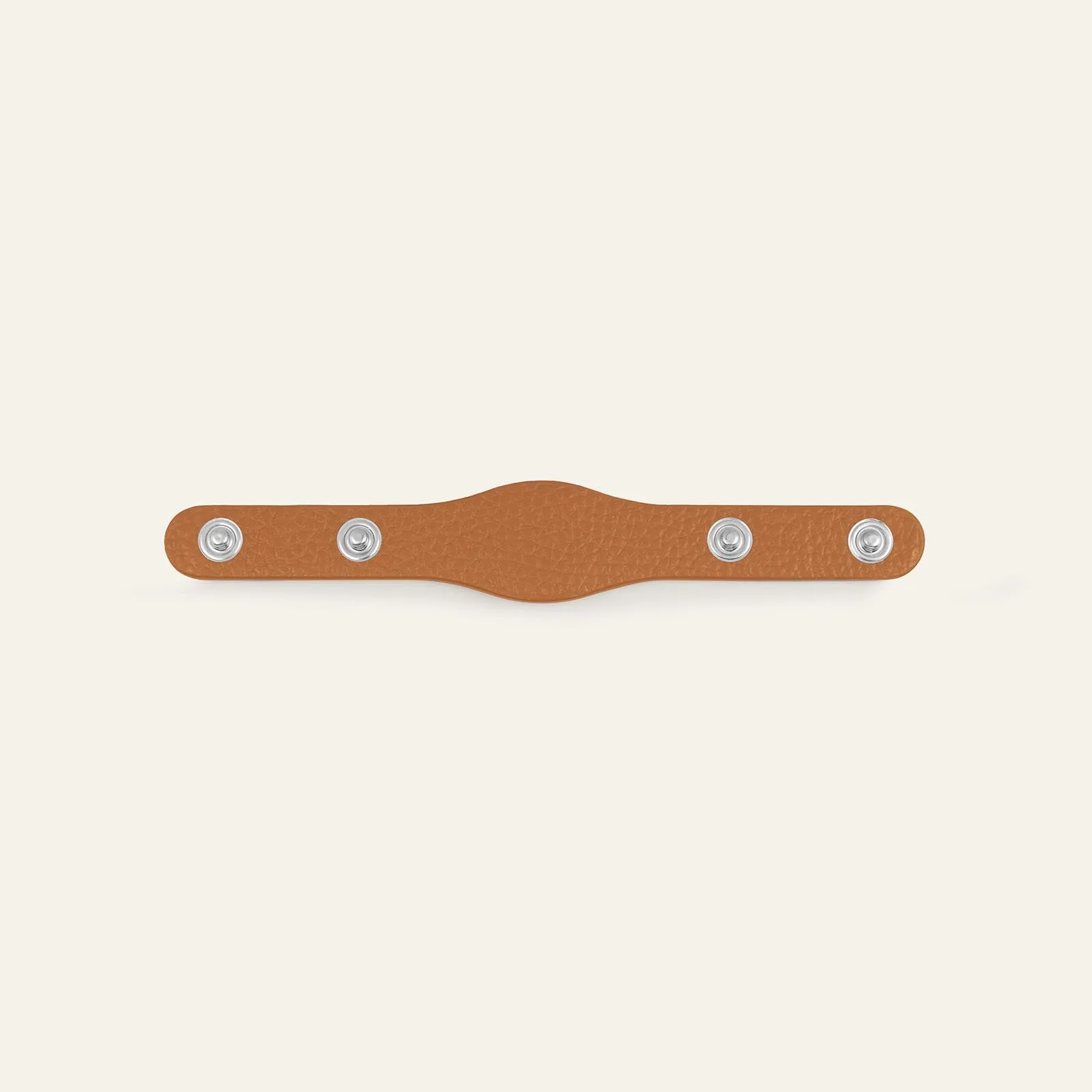Deco Logo Mini | Tan with Silver hardware