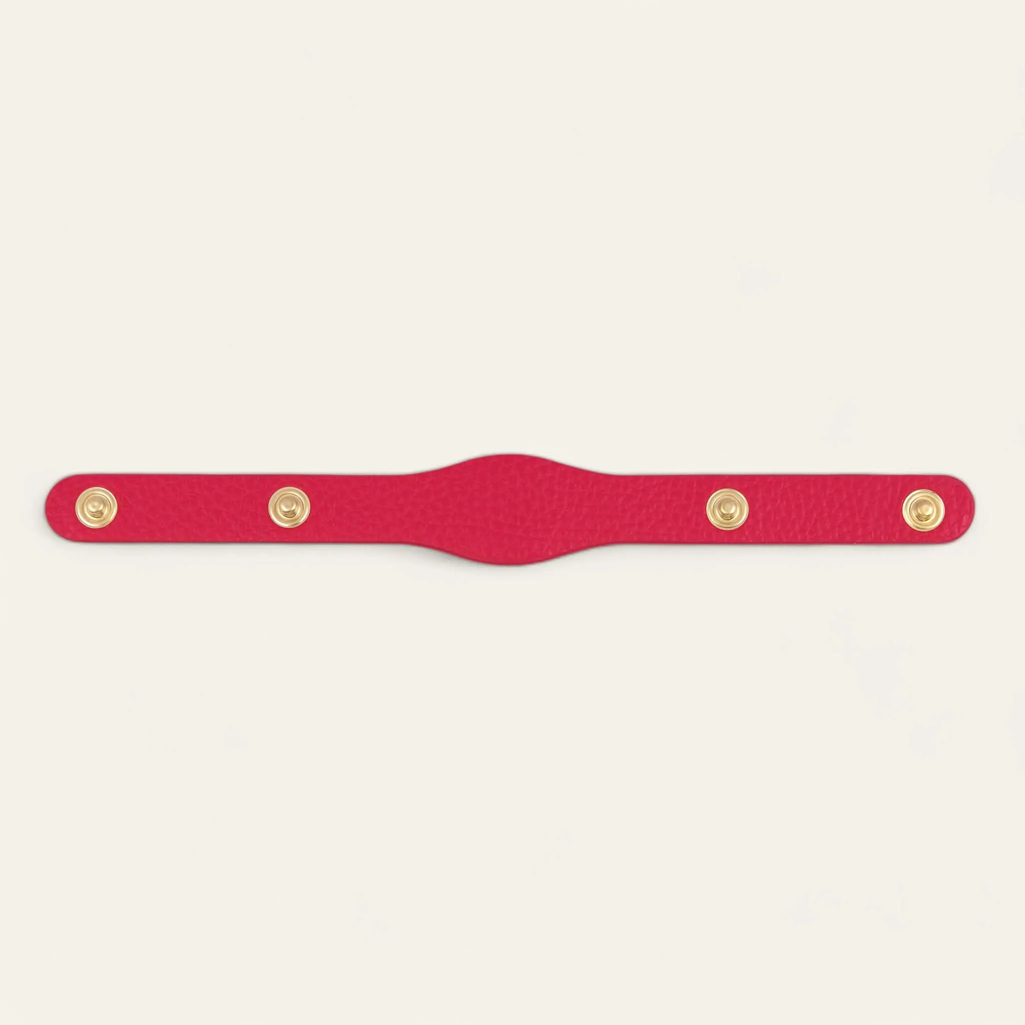 Deco Logo | Pillarbox Red with Gold hardware