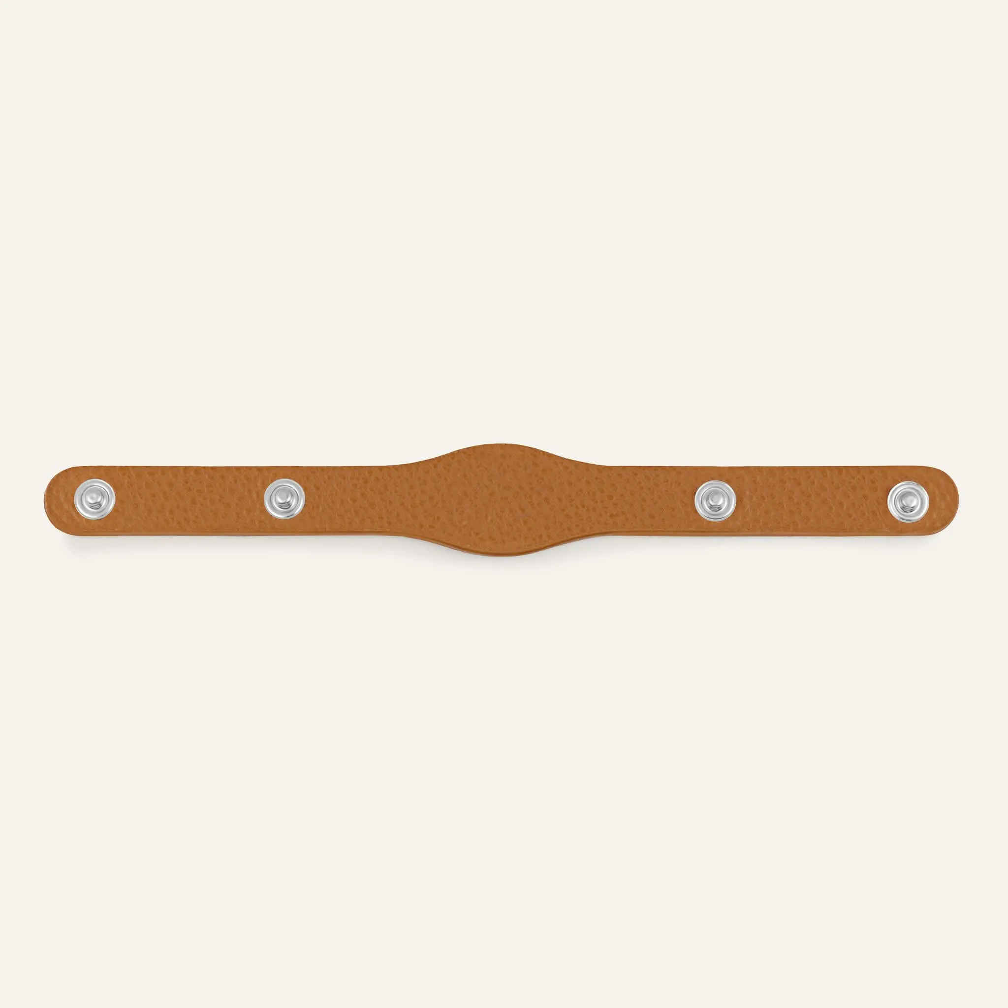 Deco Logo | Tan with Silver hardware