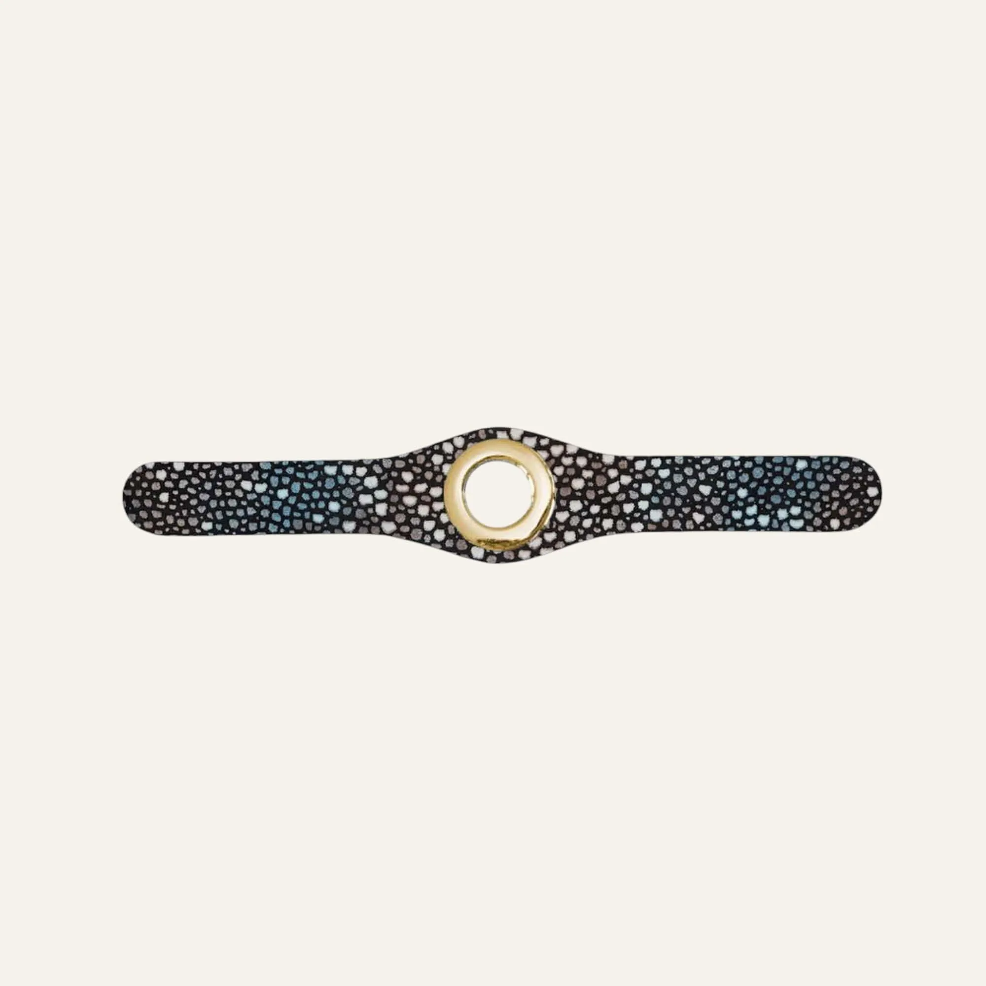 Deco Mini | Multi Colour Shagreen with Gold hardware