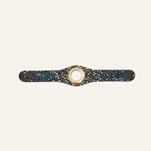 Deco Mini | Multi Colour Shagreen with Gold hardware