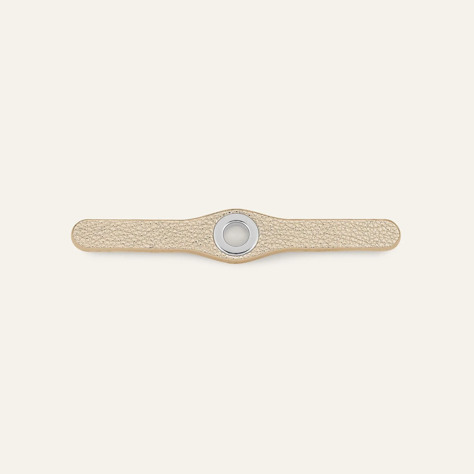 Deco Mini | Shimmer Metallic Gold with Silver hardware