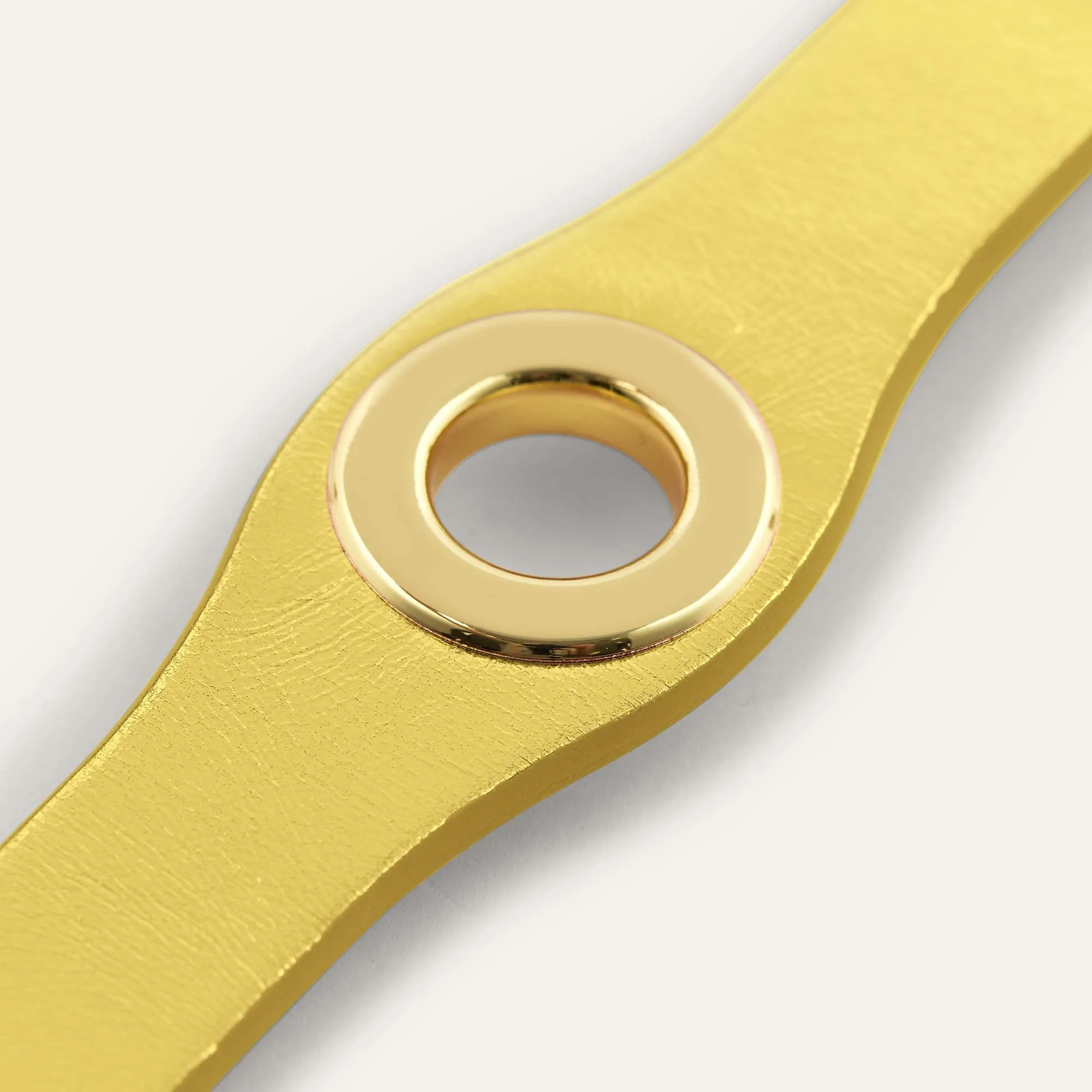 Deco Stud | Metallic Sunshine with Gold hardware