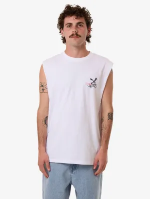 Deluxe Merch Fit Muscle Tee - White