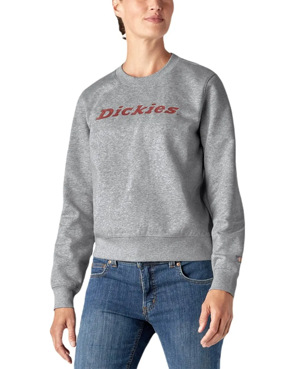 Dickies Womens Heavyweight Wordmark Crew Neck Fleece