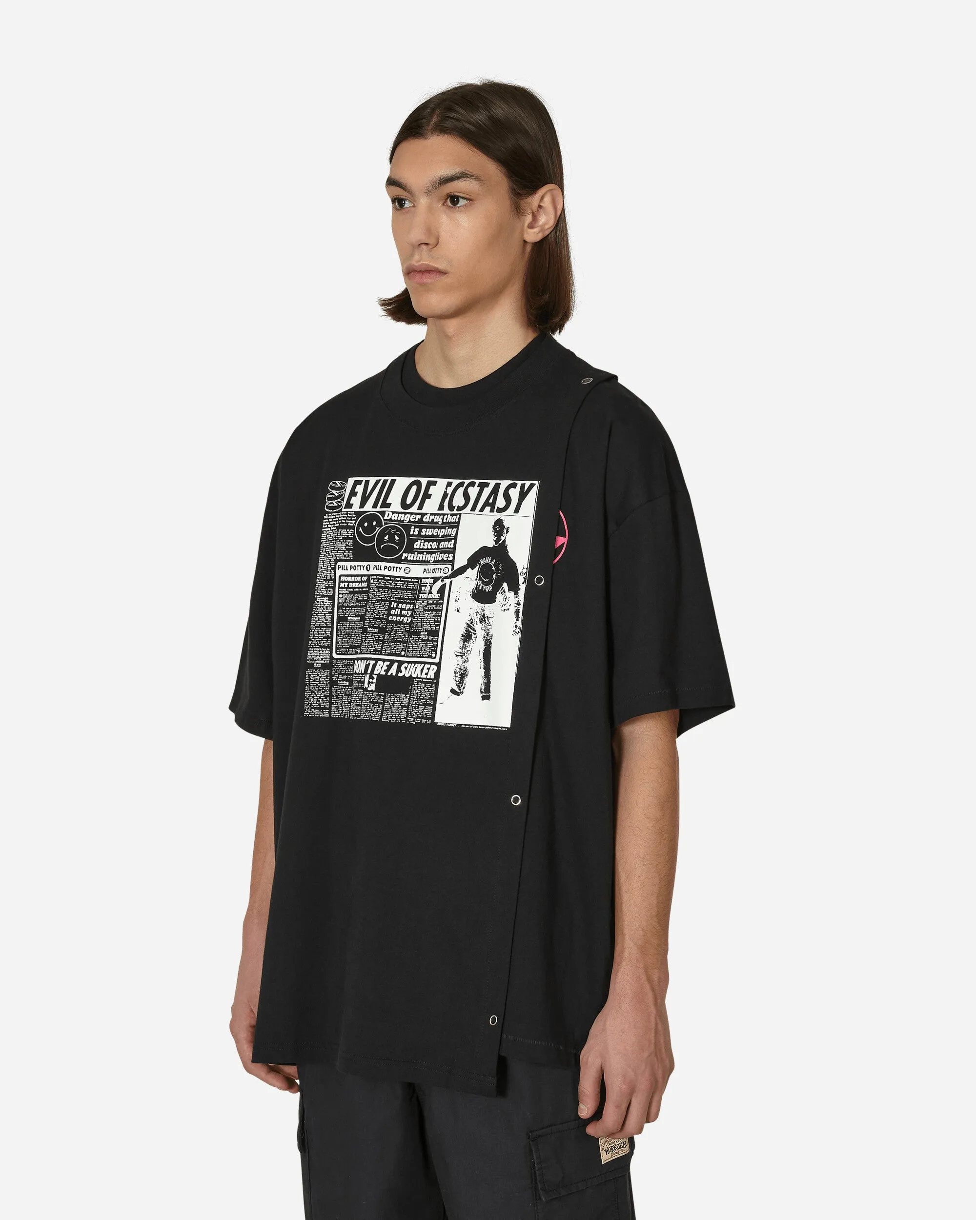 Disco Danger Layer T-Shirt Black